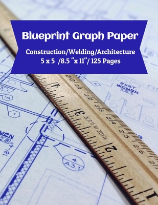 Blueprint Graph Paper: Construction/Welding/Architecture/5x5/8.5