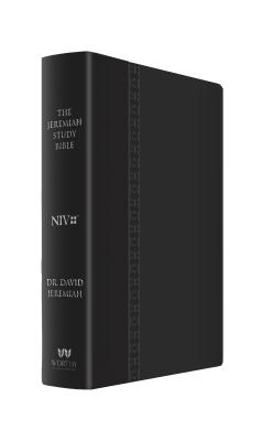 The the Jeremiah Study Bible, NIV (Large Print, Black W/ Burnished Edges) Leatherluxe W/Thumb Index: What It Says. What It Means. What It Means for Yo - David Jeremiah