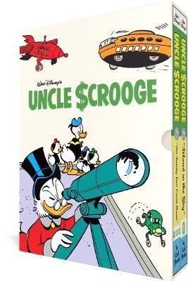 Walt Disney's Uncle Scrooge Gift Box Set the Twenty-Four Carat Moon & Island in the Sky: Vols 22 and 24 - Carl Barks