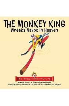 Coperta cărții 'The Monkey King Wreaks Havoc in Heaven - Wu Cheng'en'