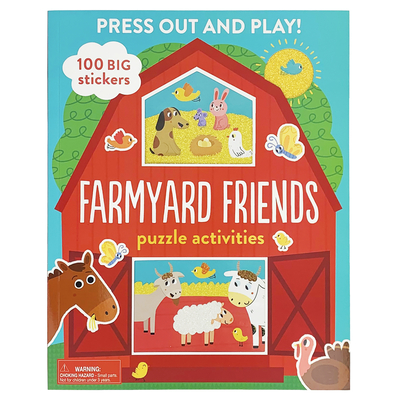 Farmyard Friends: Puzzle Activities Press Out and Play - Cottage Door Press