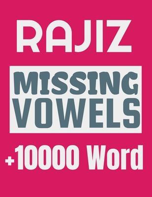 Rajiz Missing Vowels puzzle: Plus 10000 Missing Vowels Puzzle for Adults - Rajiz Puzzles