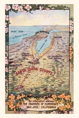 Vintage Journal Map of Santa Clara County, San Jose, California - Found Image Press