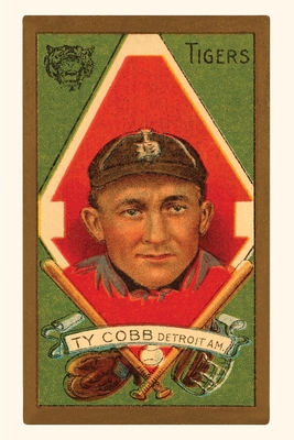Vintage Journal Early Baseball Card, Ty Cobb - Found Image Press