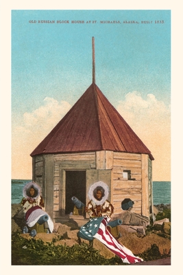 Vintage Journal Old Russian Block House, St. Michael's, Alaska - Found Image Press