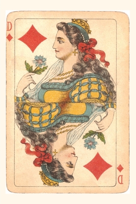 Vintage Journal Queen of Diamonds - Found Image Press