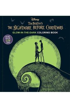 Disney: Tim Burton's the Nightmare Before Christmas Glow-In-The-Dark Coloring Book - Editors Of Thunder Bay Press