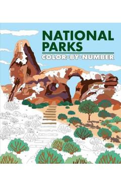 National Parks Color-By-Number - Editors Of Thunder Bay Press