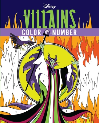 Disney Villains Color-By-Number - Editors Of Thunder Bay Press