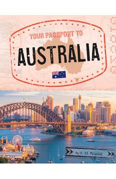 Coperta cărții 'Your Passport to Australia - A. M. Reynolds'