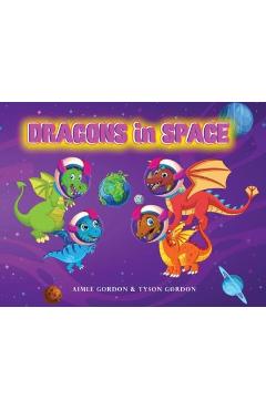 Coperta cărții 'Dragons in Space - Aimee Gordon'