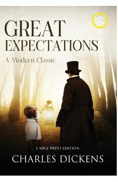 Poza produsului Great Expectations (Annotated, Large Print) - Charles Dickens