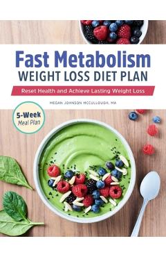 Coperta cărții 'Fast Metabolism Weight Loss Diet Plan: Reset Health and Achieve Lasting Weight Loss - Megan Johnson Mccullough'