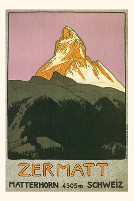 Vintage Journal Zermatt, Matterhorn, Switzerland - Found Image Press