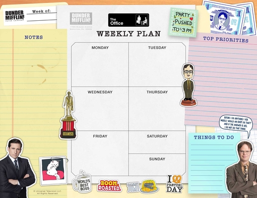 The Office: Weekly Planner Notepad - Insights