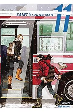Coperta cărții 'Saint Young Men Omnibus 11 (Vol. 21-22) - Hikaru Nakamura'