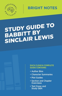 Study Guide to Babbitt by Sinclair Lewis - Intelligent Education
