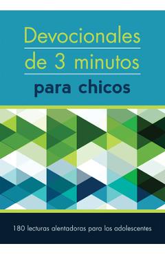 Poza produsului Devocionales de 3 Minutos Para Chicos: 180 Lecturas Inspiradoras Para Adolescentes - Compiled By Barbour Staff