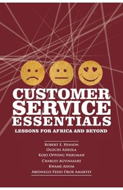 Coperta cărții 'Customer Service Essentials: Lessons for Africa and Beyond - Robert E. Hinson'