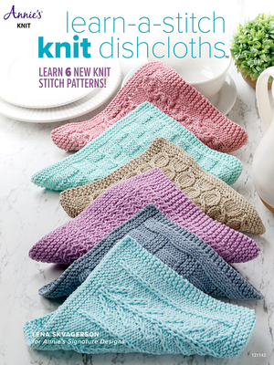 Learn-A-Stitch Knit Dishcloths - Lena Skvagerson