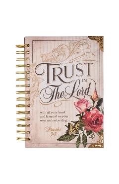 Poza produsului Christian Art Gifts Journal W/Scripture for Women Trust in the Lord Butterfly Proverbs 3:4 Bible Verse Burgundy 192 Ruled Pages, Large Hardcover Noteb - Christianart Gifts