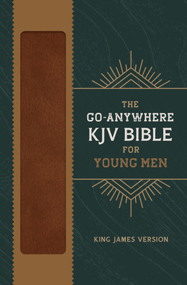 The Go-Anywhere KJV Bible for Young Men [Woodgrain Chestnut] - Compiled By Barbour Staff
