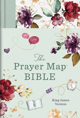 The KJV Prayer Map(r) Bible [Mint Blossoms] - Compiled By Barbour Staff