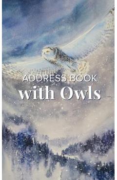 Coperta cărții 'Address Book with Owls - Journals R. Us'