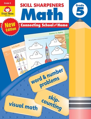 Skill Sharpeners: Math, Grade 5 Workbook - Evan-moor Corporation