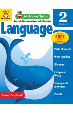 At-Home Tutor: Language, Grade 2 Workbook - Evan-moor Corporation