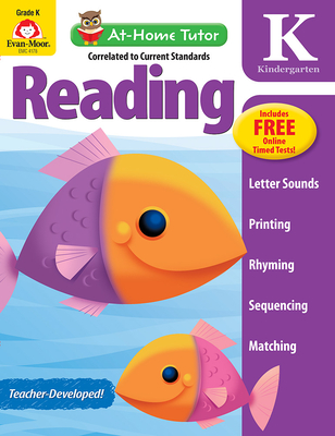 At-Home Tutor: Reading, Kindergarten Workbook - Evan-moor Corporation