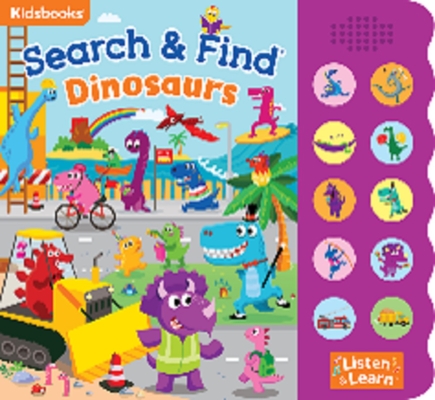Search & Find Dinosaurs 10-Button Sound Book [With Battery] - Kidsbooks