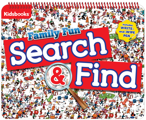 Family Fun Search & Find Write and Wipe Spiral Pad - Kidsbooks