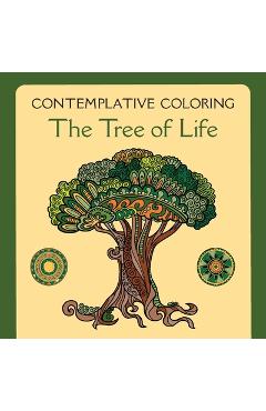 Coperta cărții 'The Tree of Life (Contemplative Coloring) - Meg Llewellyn'