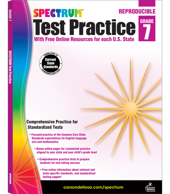 Spectrum Test Practice, Grade 7 - Spectrum