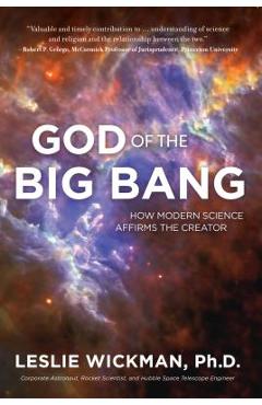 Coperta cărții 'God of the Big Bang - Leslie Wickman'
