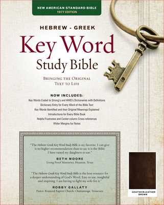 The Hebrew-Greek Key Word Study Bible: Nasb-77 Edition, Brown Genuine Goatskin - Spiros Zodhiates