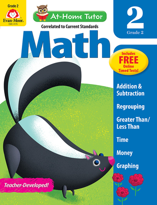 At-Home Tutor: Math, Grade 2 Workbook - Evan-moor Corporation