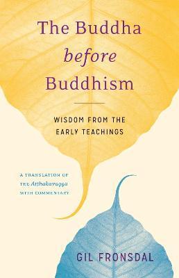 The Buddha Before Buddhism: Wisdom from the Early Teachings - Gil Fronsdal