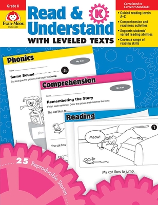 Read and Understand with Leveled Texts, Kindergarten Teacher Resource - Evan-moor Corporation