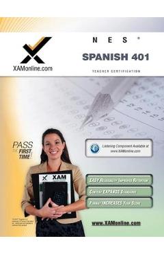 Coperta cărții 'NES Spanish 401 Teacher Certification Test Prep Study Guide - Sharon A. Wynne'
