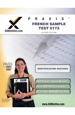 Coperta cărții 'Praxis French Sample Test 0173 Teacher Certification Test Prep Study Guide - Sharon A. Wynne'