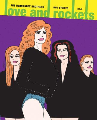 Coperta cărții 'Love and Rockets: New Stories No. 8 - Gilbert Hernandez'
