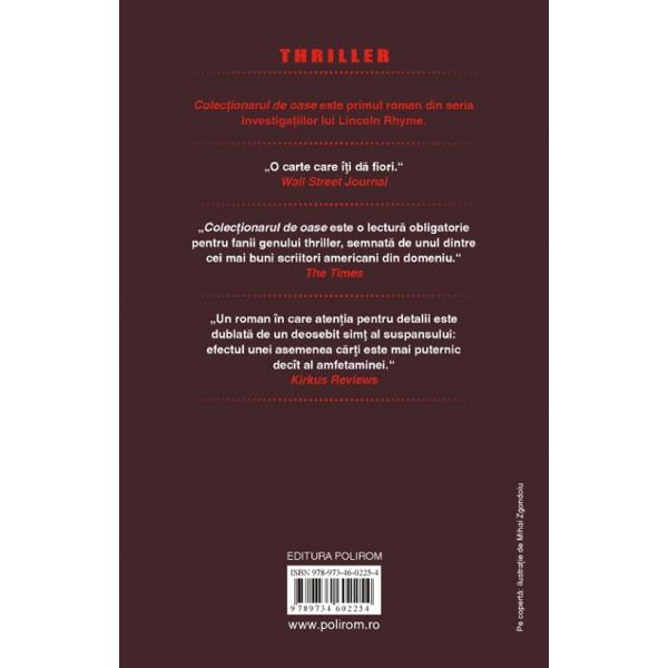Colectionarul de oase  - Jeffrey Deaver