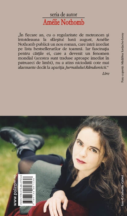 Coperta cărții 'Jurnalul randunicii - Amelie Nothomb'