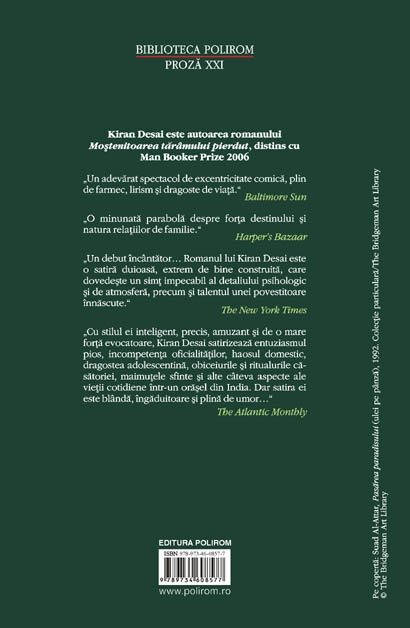  Zarva In Livada De Guave - Cl - Kiran Desai