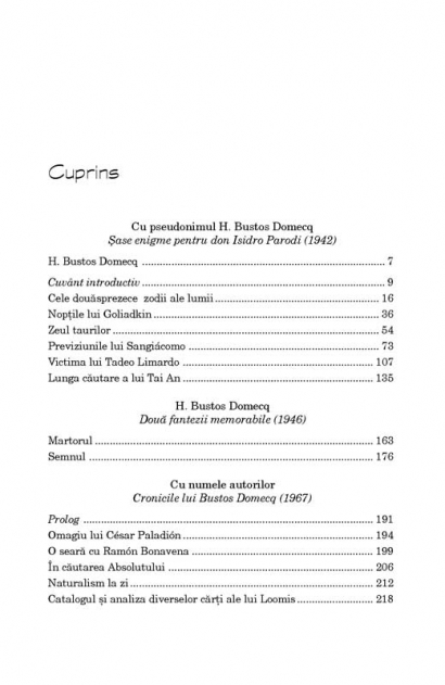 Carti scrise in doi - Jorge Luis Borges - Adolfo Bioy Casares - Carte Legata