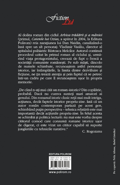 Coperta cărții 'Vasiliu, foi volante - Ion Vianu'