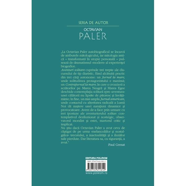 Aventuri solitare - Octavian Paler