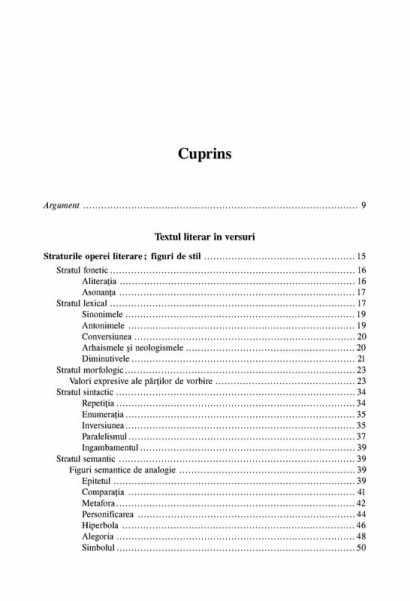 Textul literar in versuri - Elena Sandu